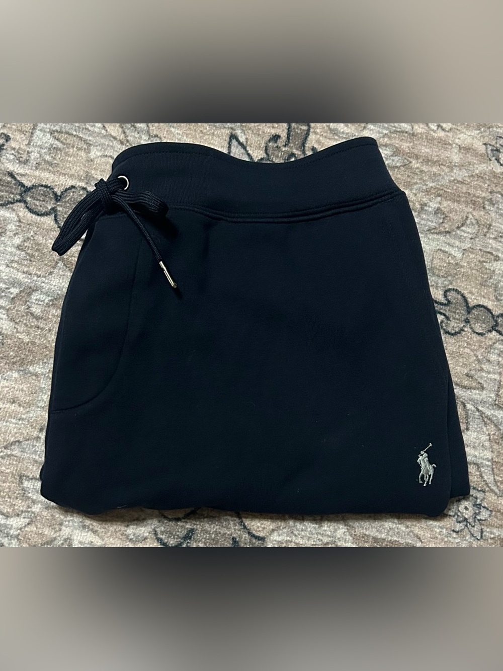 Polo Ralph Lauren Mens Double Knit Joggers Size XL Navy Blue Sweatpants Pony - Picture 4 of 8